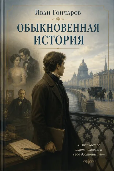 Обыкновенная история — обложка книги