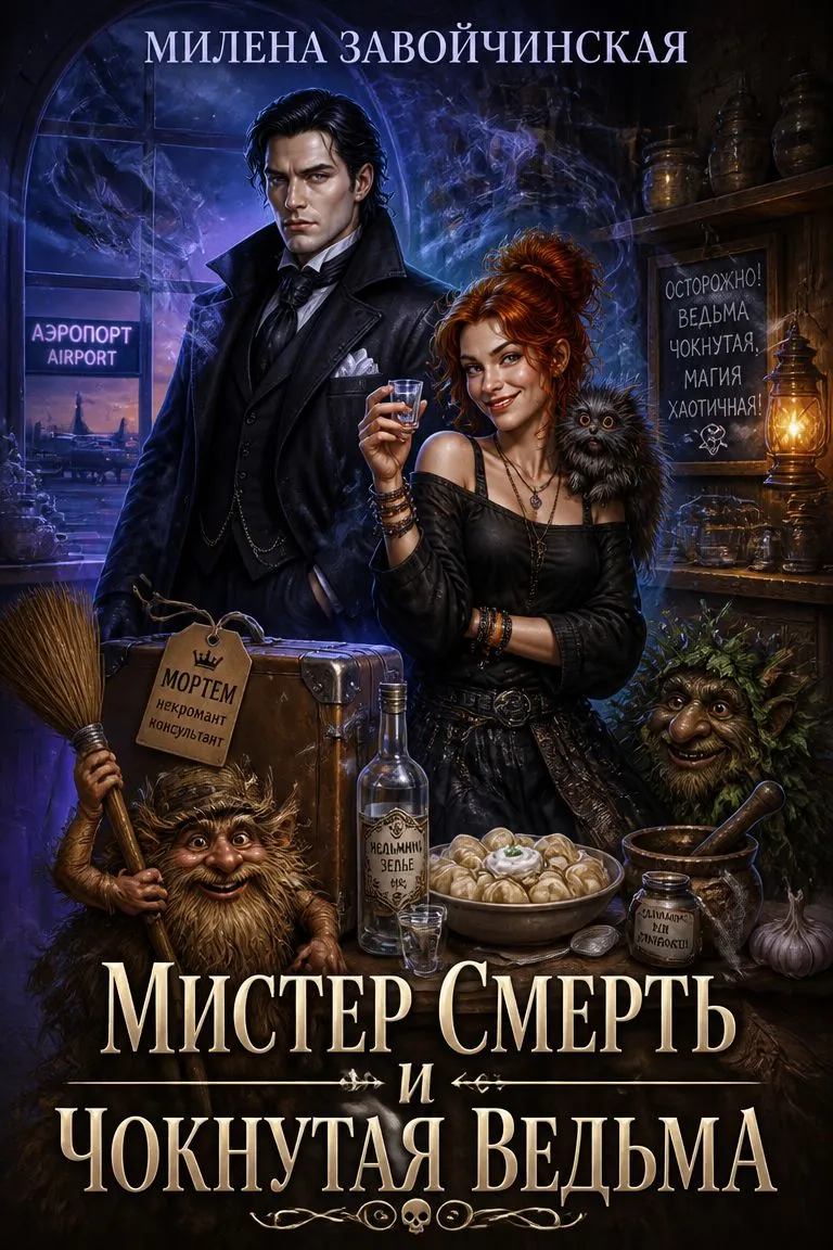 Мистер Смерть и чокнутая ведьма — обложка книги