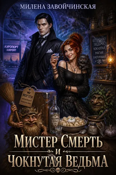 Мистер Смерть и чокнутая ведьма — обложка книги