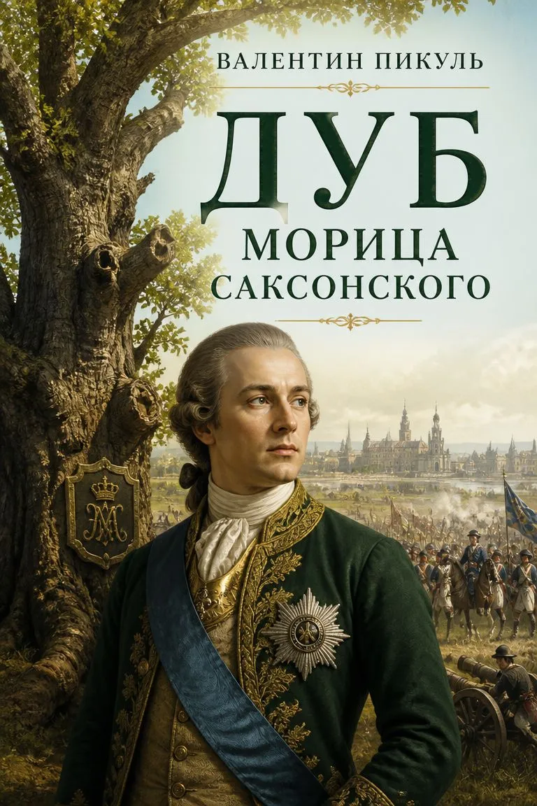 Дуб Морица Саксонского — обложка книги