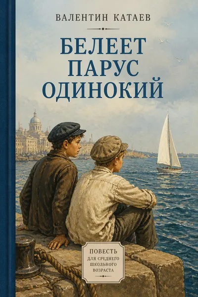 Белеет парус одинокий — обложка книги