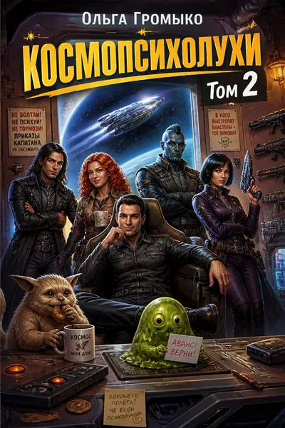 Космопсихолухи. Том 2 — обложка книги