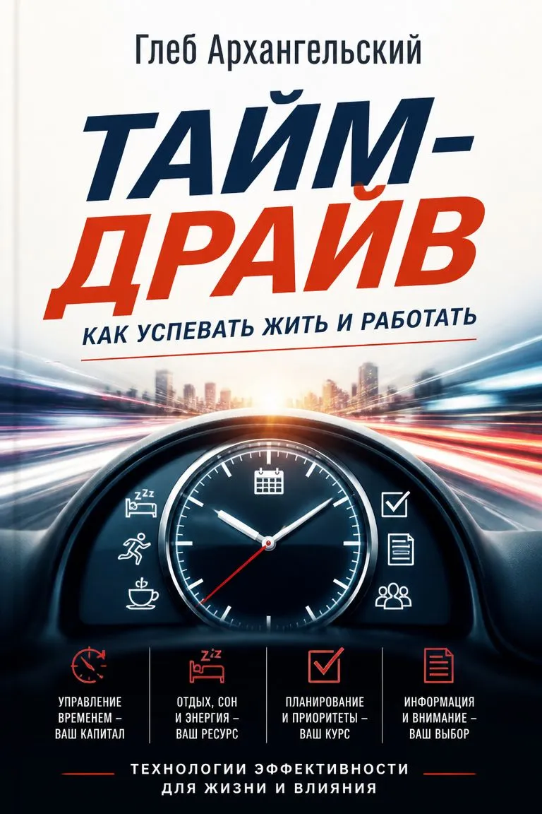 Тайм-драйв. Как успевать жить и работать — обложка книги