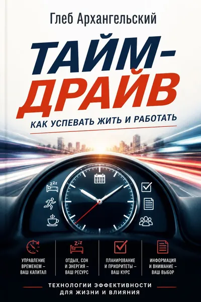 Тайм-драйв. Как успевать жить и работать — обложка книги