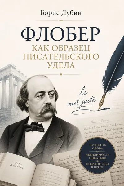 Флобер как образец писательского удела — обложка книги