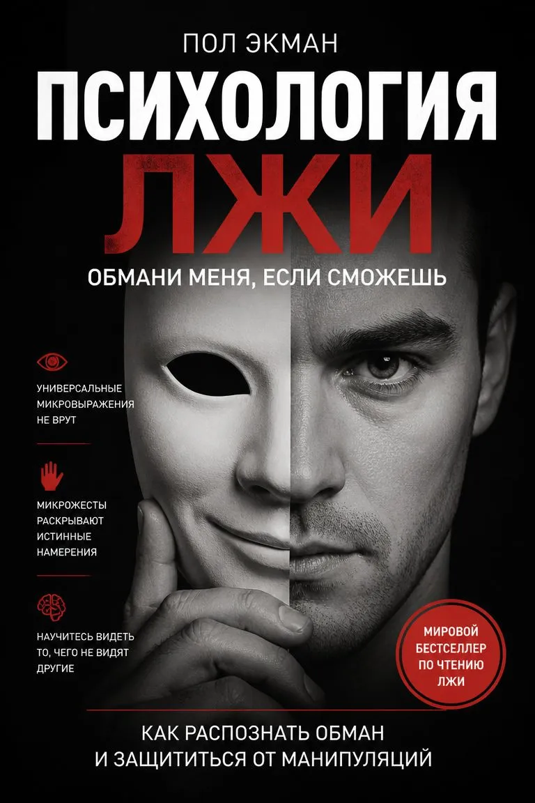 Психология лжи. Обмани меня, если сможешь — обложка книги