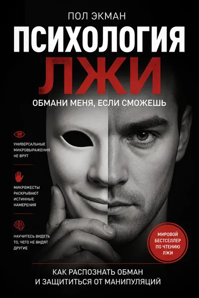 Психология лжи. Обмани меня, если сможешь — обложка книги
