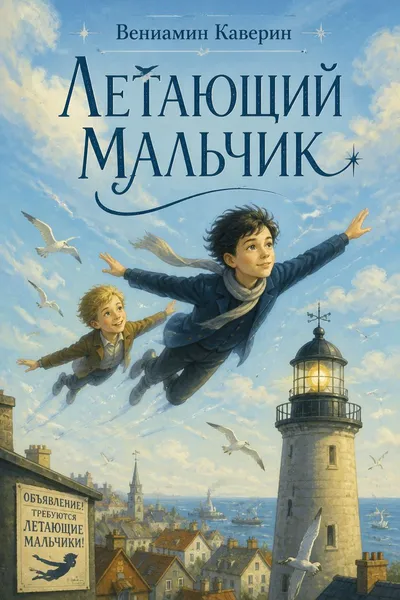 Летающий мальчик — обложка книги