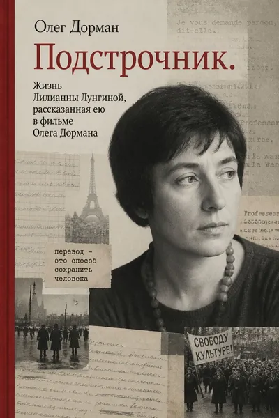 Подстрочник. Жизнь Лилианны Лунгиной, рассказанная ею в фильме Олега Дормана — обложка книги