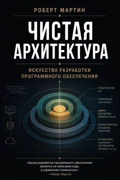 Чистая архитектура. Искусство разработки программного обеспечения — обложка книги