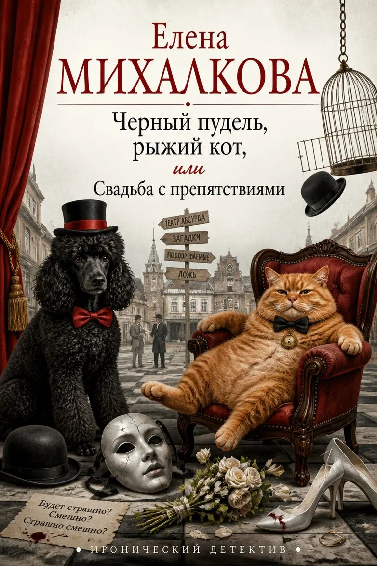Черный пудель, рыжий кот, или Свадьба с препятствиями — обложка книги