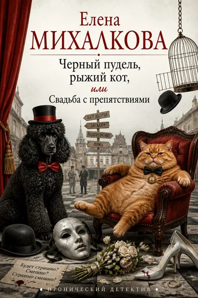 Черный пудель, рыжий кот, или Свадьба с препятствиями — обложка книги