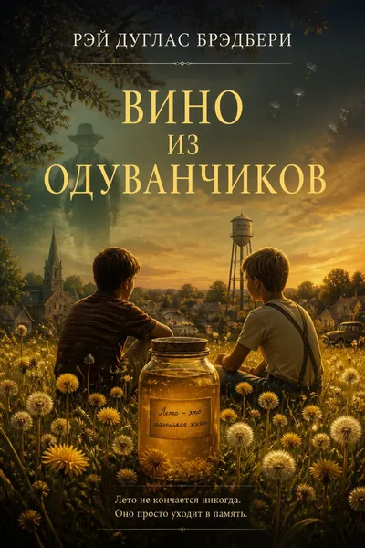 Вино из одуванчиков — обложка книги