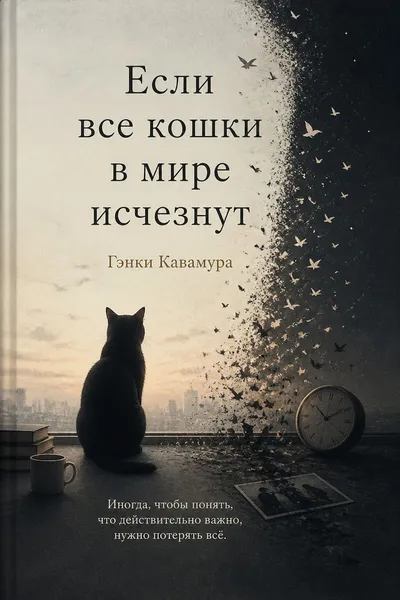 Если все кошки в мире исчезнут — обложка книги