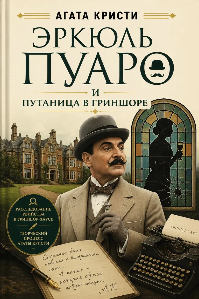 Эркюль Пуаро и Путаница в Гриншоре — обложка книги