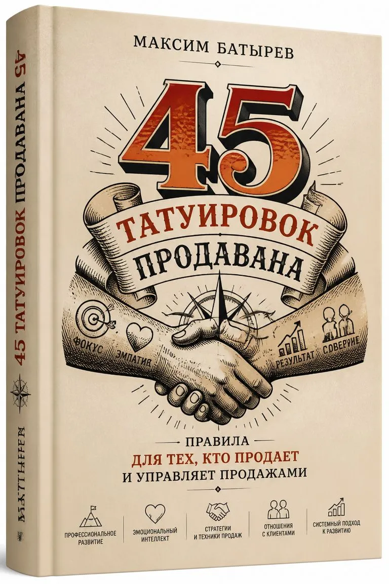 45 татуировок продавана. Правила для тех, кто продает и управляет продажами — обложка книги