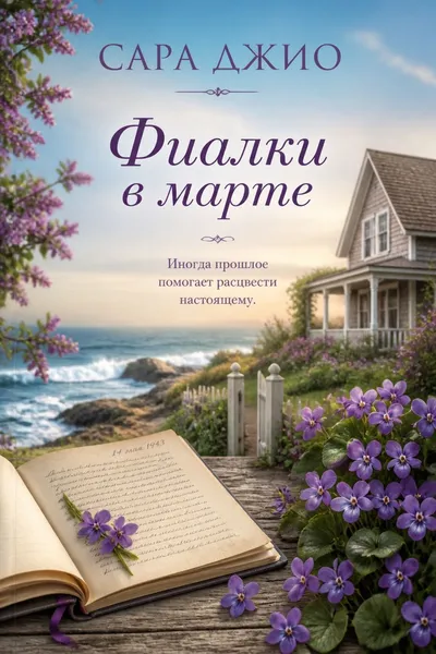 Фиалки в марте — обложка книги