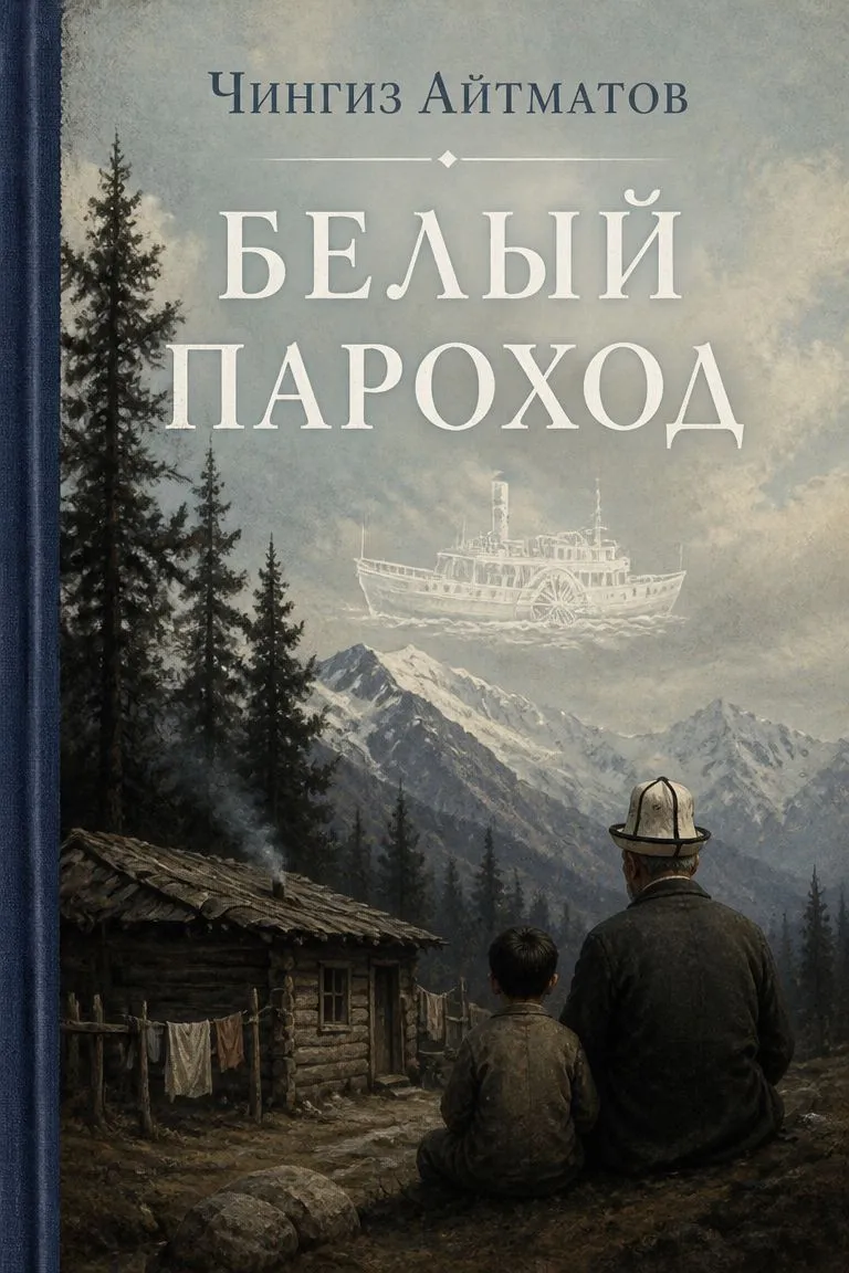 Белый пароход — обложка книги