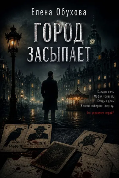 Город засыпает — обложка книги