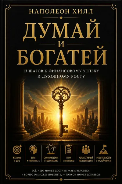 Думай и богатей — обложка книги