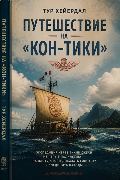 Путешествие на «Кон-Тики» — обложка книги