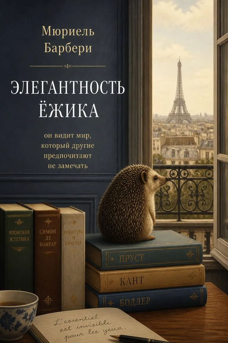 Элегантность ёжика — обложка книги
