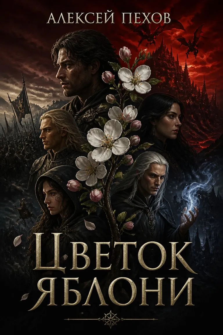 Цветок яблони — обложка книги