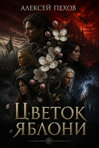 Цветок яблони — обложка книги