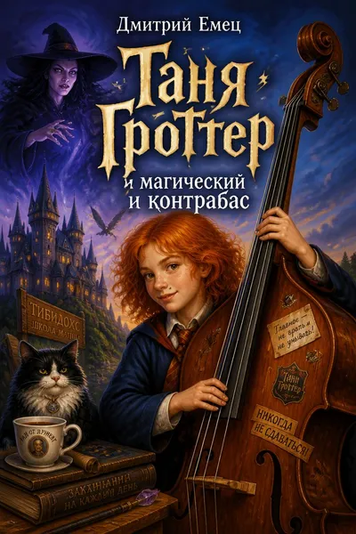 Таня Гроттер и магический контрабас — обложка книги