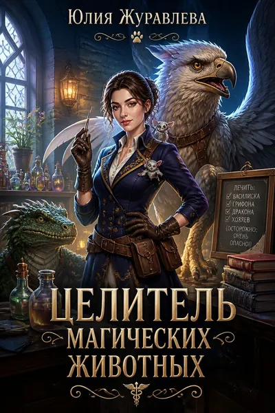 Целитель магических животных — обложка книги