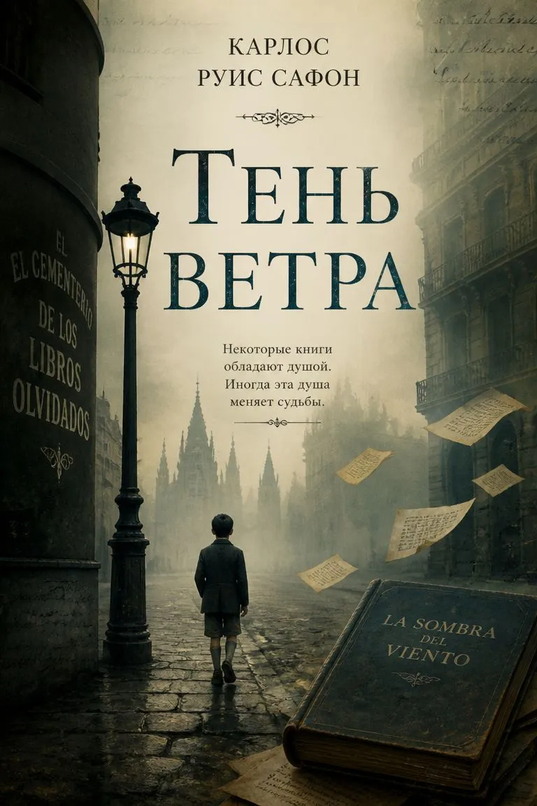 Тень ветра — обложка книги