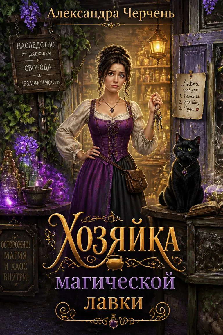 Хозяйка магической лавки — обложка книги