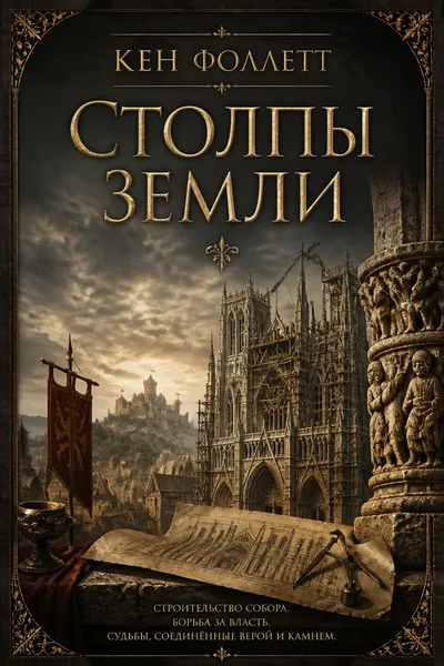 Столпы земли — обложка книги