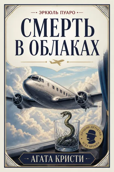 Смерть в облаках — обложка книги