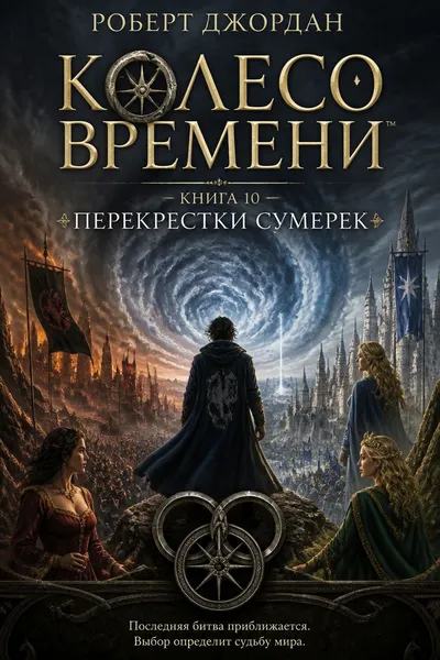 Колесо Времени. Книга 10. Перекрестки сумерек — обложка книги