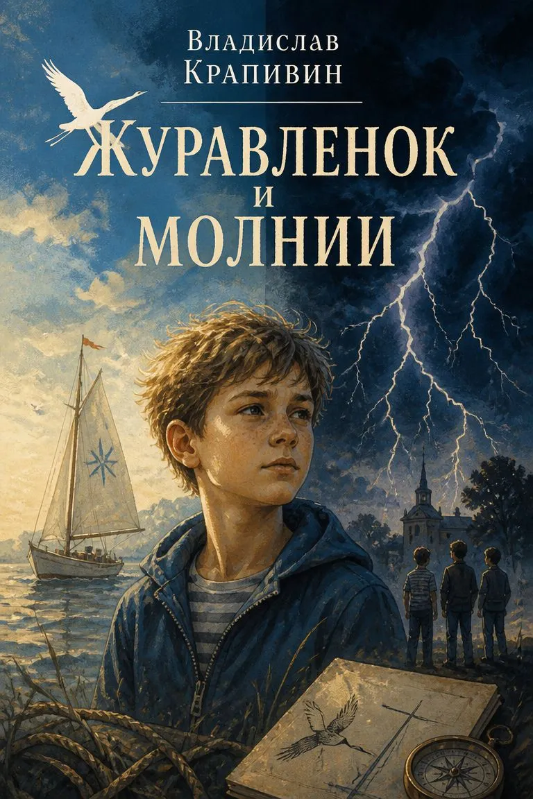 Журавленок и молнии — обложка книги