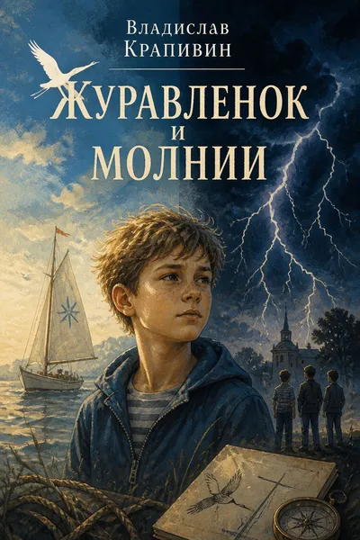 Журавленок и молнии — обложка книги