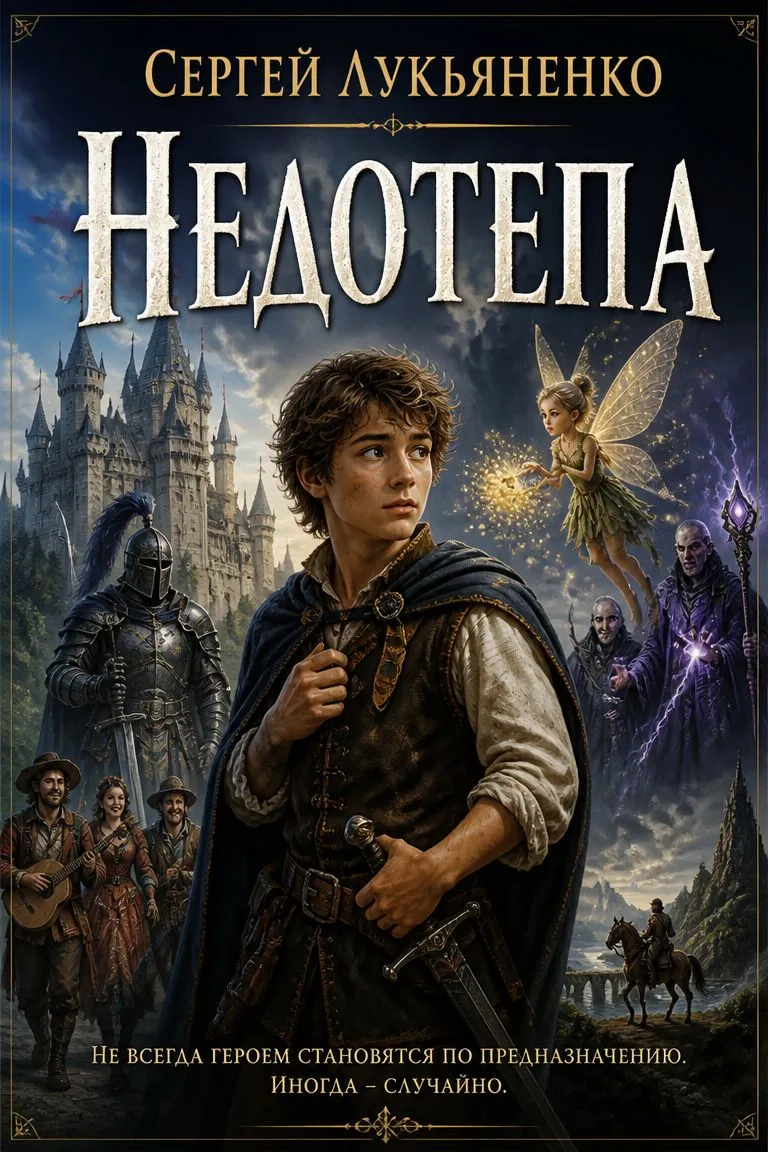 Недотепа — обложка книги