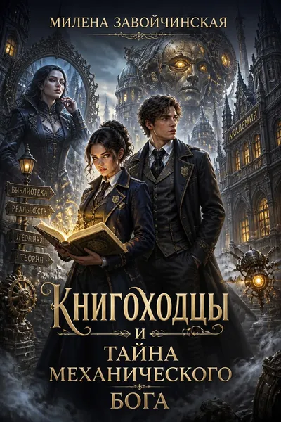Книгоходцы и тайна механического бога — обложка книги