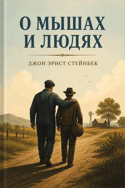 О мышах и людях — обложка книги