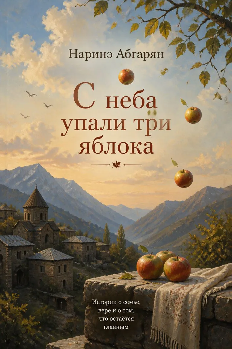 С неба упали три яблока — обложка книги