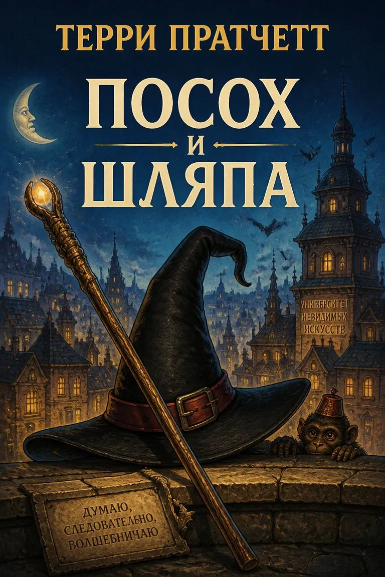 Посох и шляпа — обложка книги