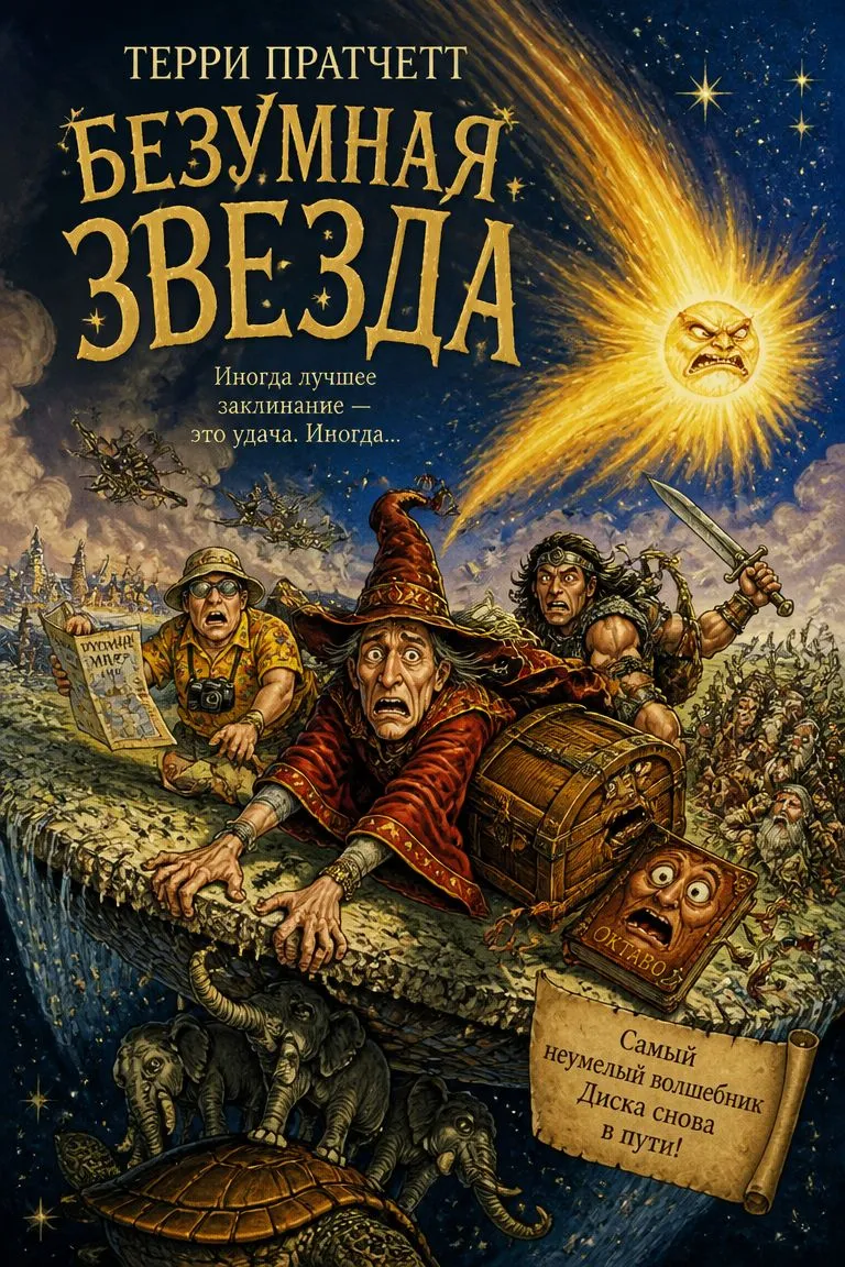 Безумная звезда — обложка книги