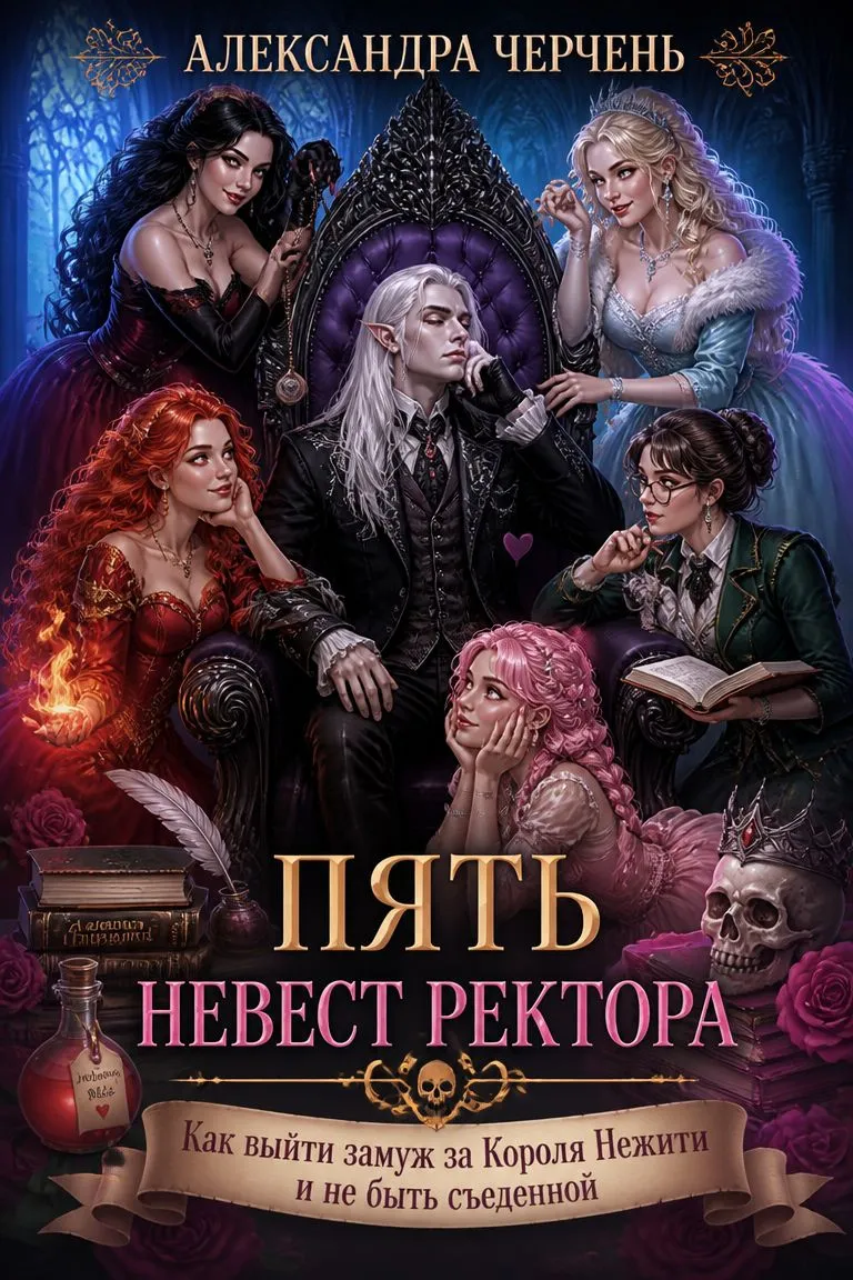 Пять невест ректора — обложка книги