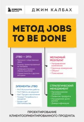 Метод Jobs to Be Done. Проектирование клиентоориентированного продукта — обложка книги
