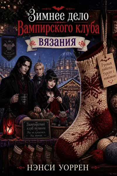 Зимнее дело Вампирского клуба вязания — обложка книги