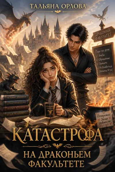 Катастрофа на драконьем факультете — обложка книги