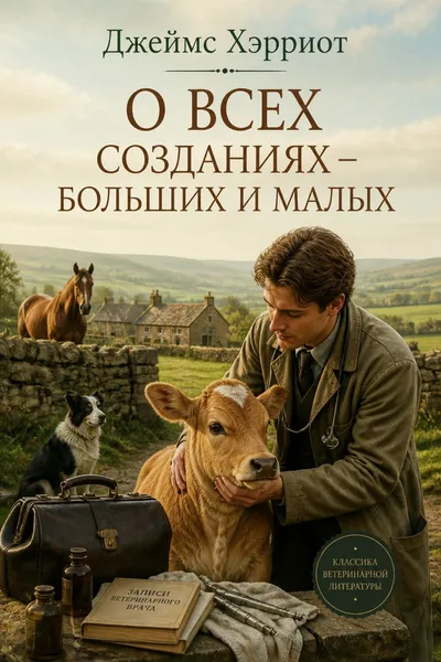 О всех созданиях – больших и малых — обложка книги