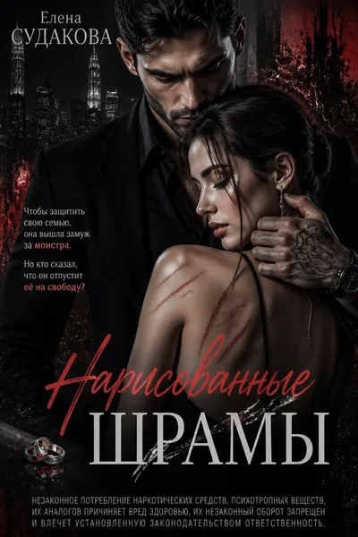 Нарисованные шрамы — обложка книги