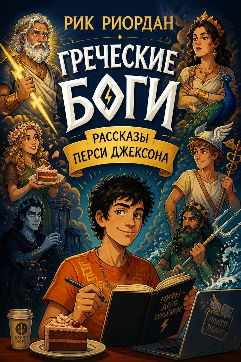 Греческие боги. Рассказы Перси Джексона — обложка книги